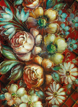 Iridescent Red Desk - JP1057