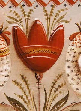 Spotted Rooster & Speckled Hens - JP1069