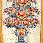 Briar Rose Swedish Style Clock - JP3061