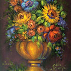 Briar Rose Italian Style Clock - JP3064