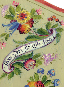 Os Rosemaling Cabinet