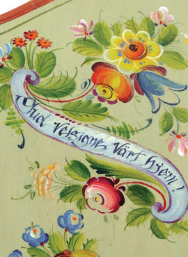 Os Rosemaling Cabinet