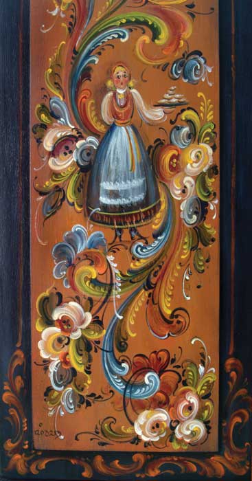 Telemark Rosemaling Cabinet - JP3068 – Jo Sonja's