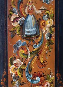 Telemark Rosemaling Cabinet - JP3068