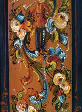 Telemark Rosemaling Cabinet - JP3068