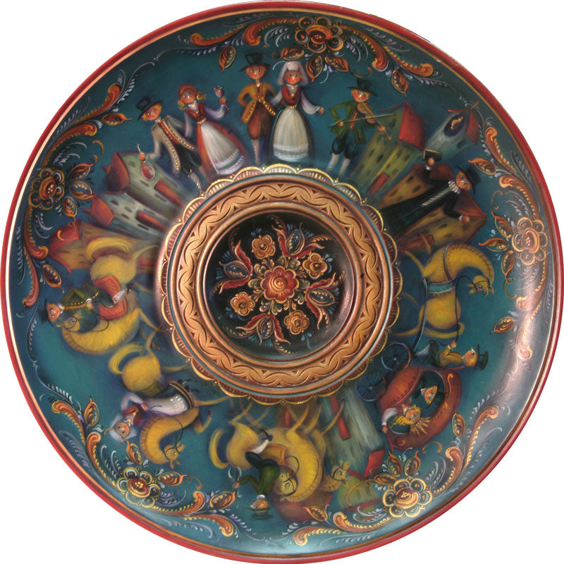 The Wedding Procession Vest Agder Bowl - JP3069