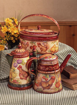 Country Kitchen Roosters & Fruit - JP3187