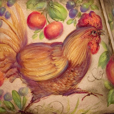 Country Kitchen Roosters & Fruit - JP3187