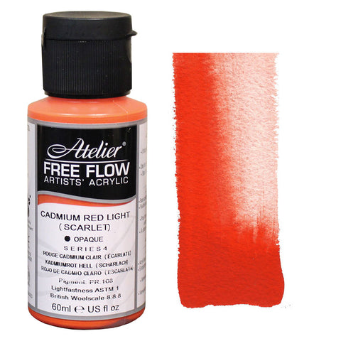 Atelier Free Flow - Cadmium Red Lt (Scarlet)