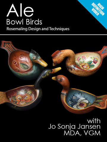 Ale Bowl Birds - Rosemaling Design & Techniques - Online Class