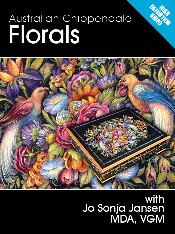 Australian Chippendale Florals - Online Class