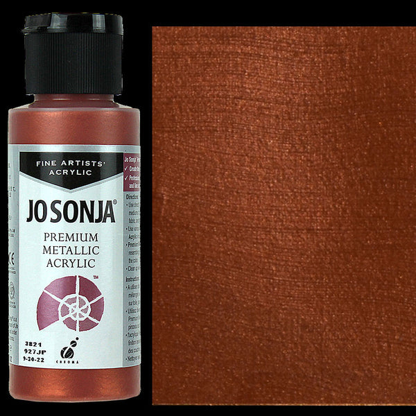 Premium Metallic - Burnished Copper - 2 Oz Bottle - JJ3821 – Jo Sonja's