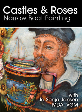 Castles & Roses - Narrow Boat Painting - Online Class