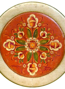 Rogaland Rosemaling - Coral Shadows - JP3231