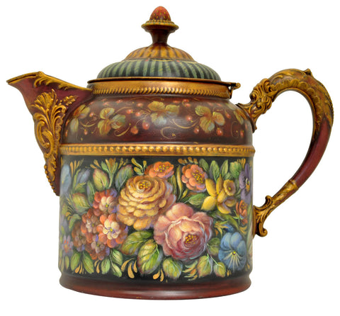 Rosdorf Park Jaxzen 29oz. Floral Teapot Set