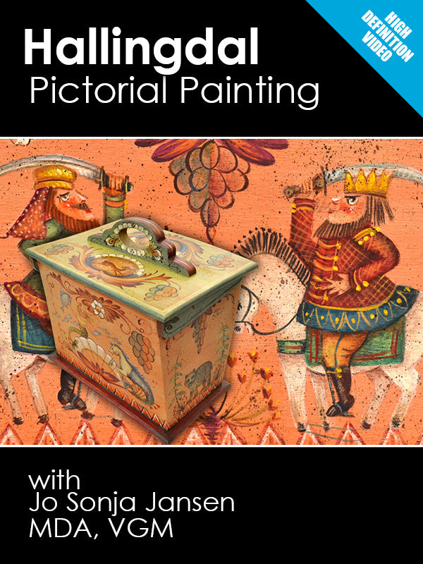 Hallingdal Rosemaling Pictorial Painting Online Class