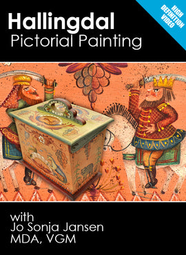 Hallingdal Rosemaling Pictorial Painting Online Class