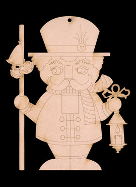 Lamp Lighter Nutcracker Ornament - JK003