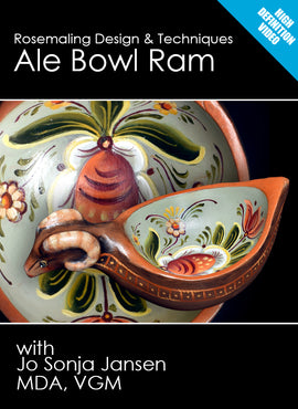 Ale Bowl Ram - Rosemaling Design & Techniques - Online Class