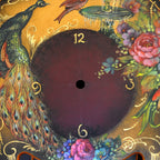Peacock Fountain Chippendale Clock - JP3322