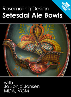 Setesdal Ale Bowls - Rosemaling Design & Techniques - Online Class