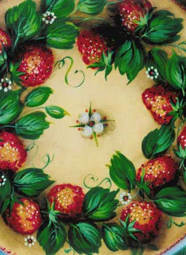 Strawberries on Gold - JP1120