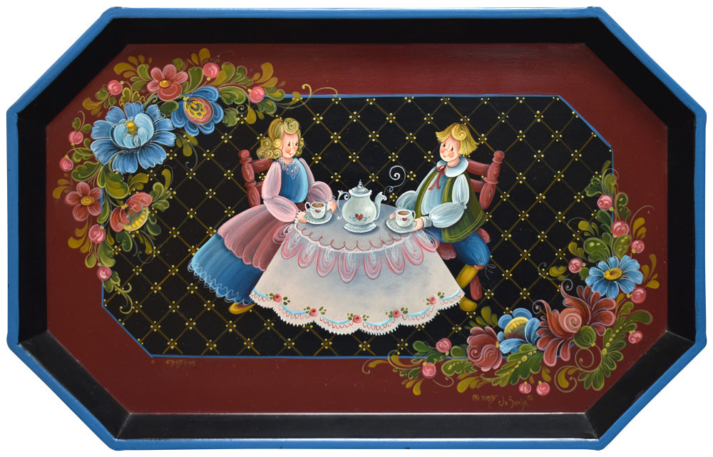 Tea in a Floral Garden - JP3360 - sale