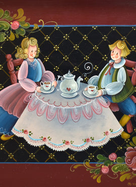 Tea in a Floral Garden - JP3360