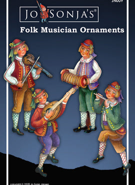 Folk Musician Ornaments - JN009