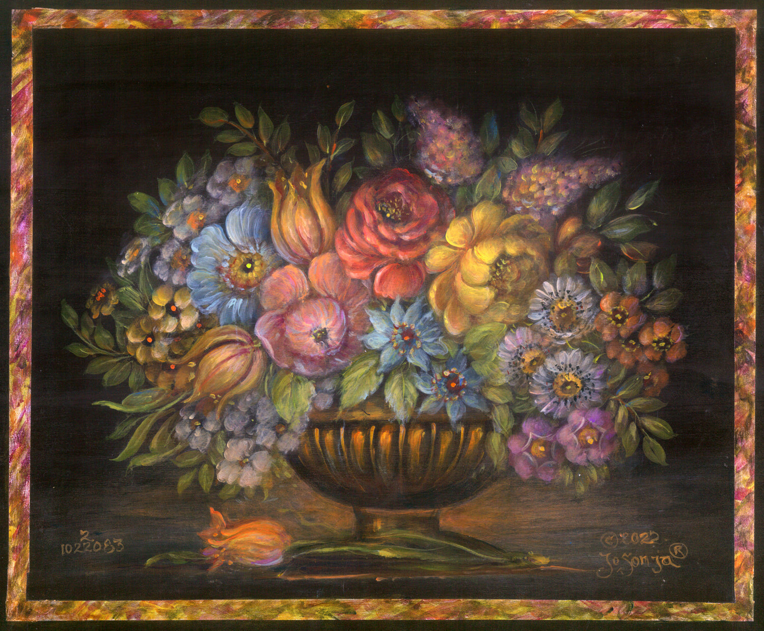 Blended Stroke Florals:  Technique Studies - Online Class - JP3328