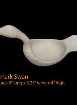 Small Ale Swan Bowl - Unfinished