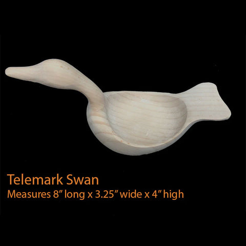 Small Ale Swan Bowl - Unfinished