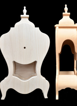 Peacock Fountain Chippendale Clock - JP3322 Bundle