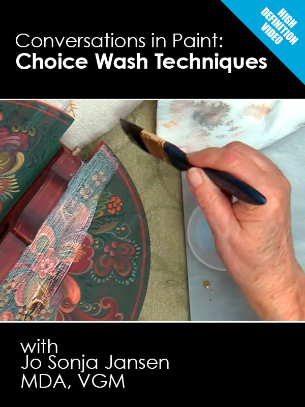 Conversations in Paint:  Choice Wash Techniques