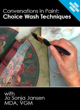 Conversations in Paint:  Choice Wash Techniques