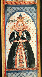 Briar Rose Swedish Style Clock - JP3061