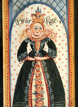 Briar Rose Swedish Style Clock - JP3061