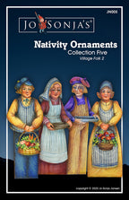Nativity Ornaments - 5 collection bundle - FREE US Shipping
