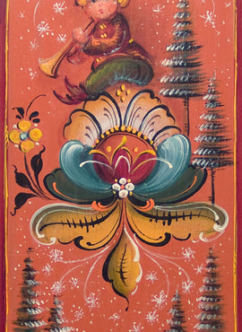 Hallingdal Rosemaling Sled - JP3235