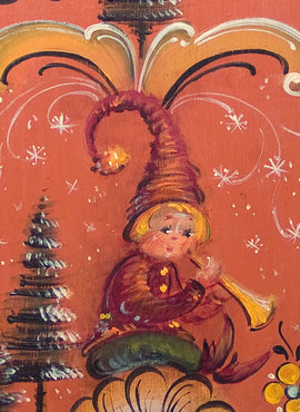 Hallingdal Rosemaling Sled - JP3235