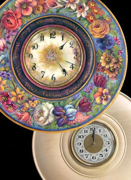 Floral Hours Clock- Online class