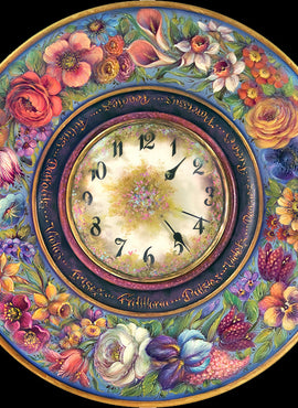 Floral Hours Clock- Online class