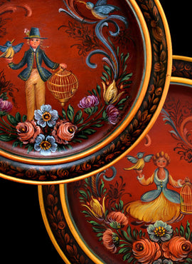 Garden by the Sea - Gentleman & Lady's Two Plate Bundle