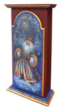Unfinished Alder Cabinet + Ornament Stands - Good King Wenceslas