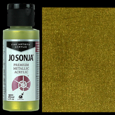 Premium Metallic - Green Gold - 2 Oz Bottle - JJ3822