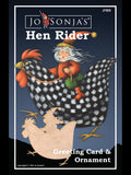 Hen Rider Ornament - JF005