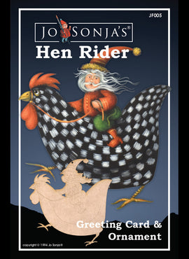 Hen Rider Ornament - JF005