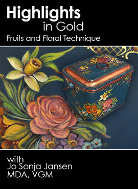Highlights in Gold Fruit & Floral Techniques - Online Class