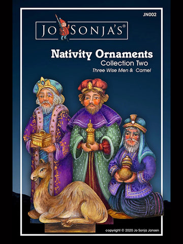 Nativity Ornaments - Collection Two - Three Wise Men & Camel - JN002