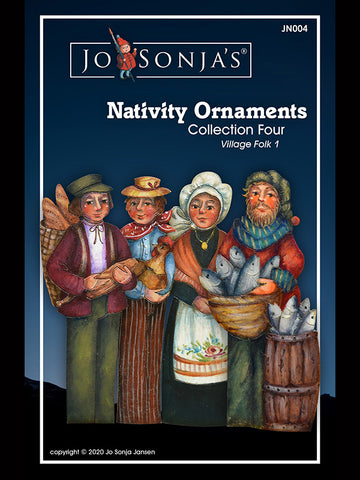 Nativity Ornaments - Collection Four - Village Folk 1 - JN004
